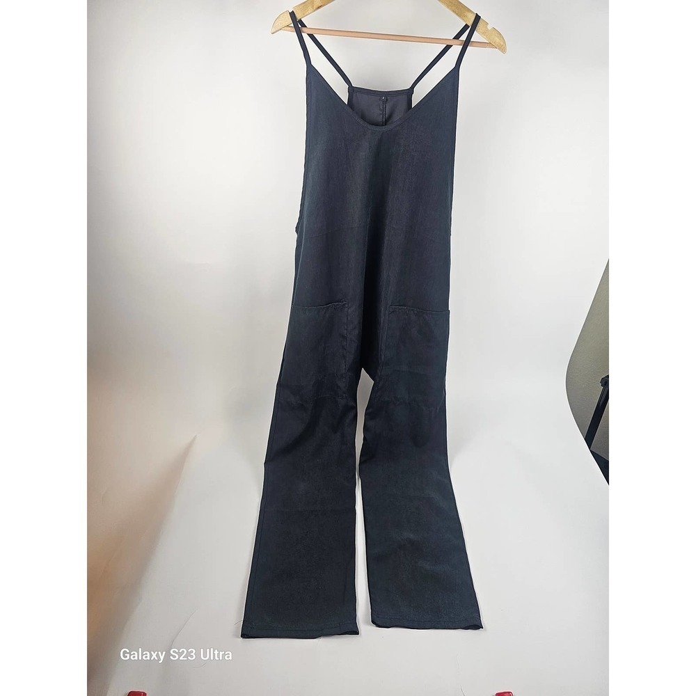 Women's, szS, black jumper, zipper on back, oversized